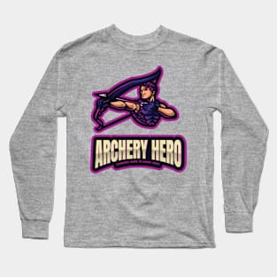Archery Hero Legends Born in Every Shot Long Sleeve T-Shirt